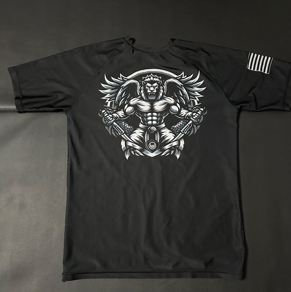 Lion of Judah Rash Guard – Clothed in Courage. Forged by Faith.
