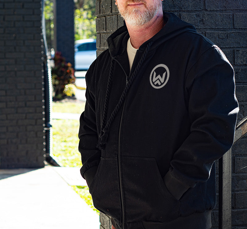 Warrior Athletix Full-Zip Hoodie – Precision in Every Layer