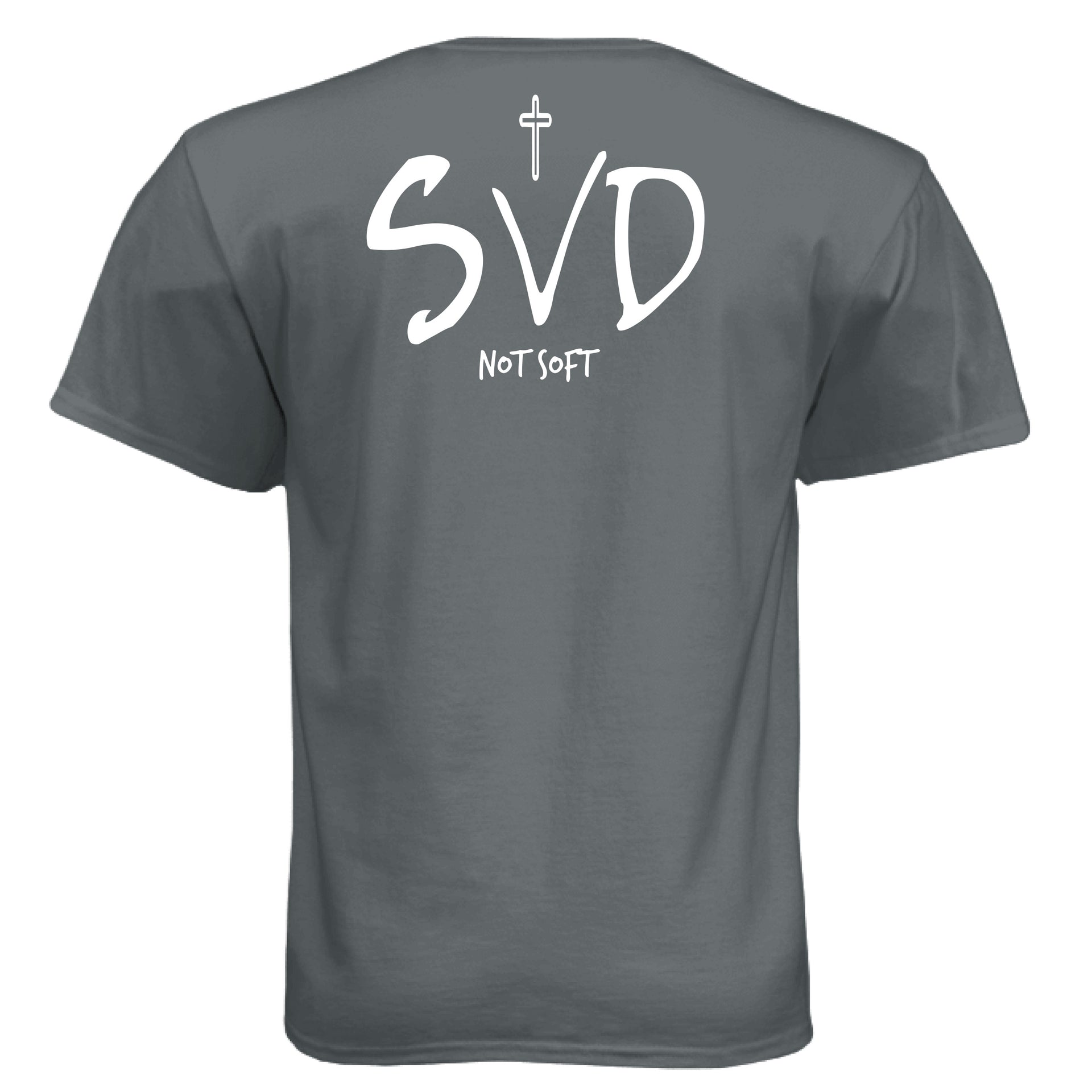 Vintage Heavy Metal - SVD - Saved Not Soft Men’s Triblend Tee in black, representing strength in faith and bold masculinity.