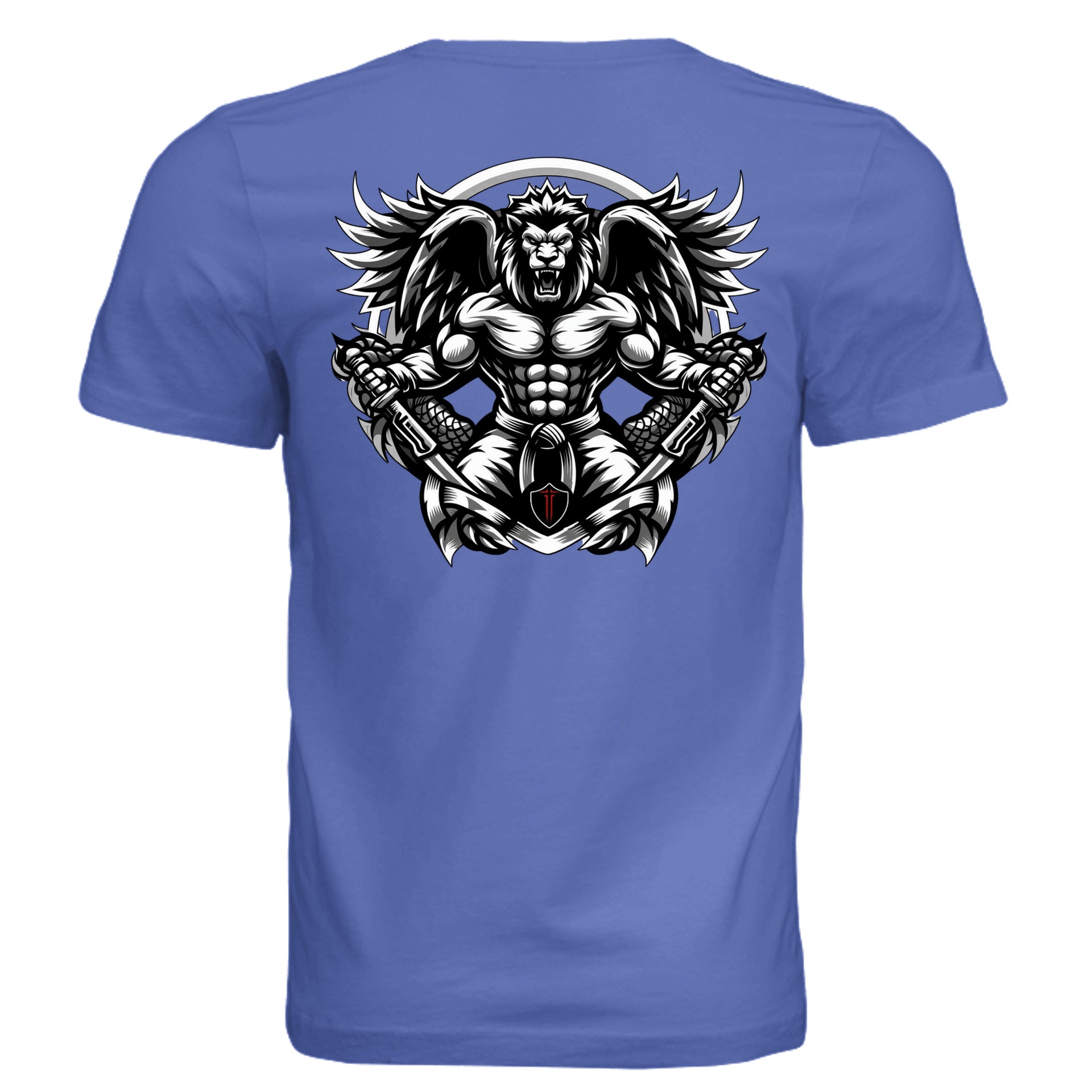 Solid True Royal Triblend - 3413C - BACK