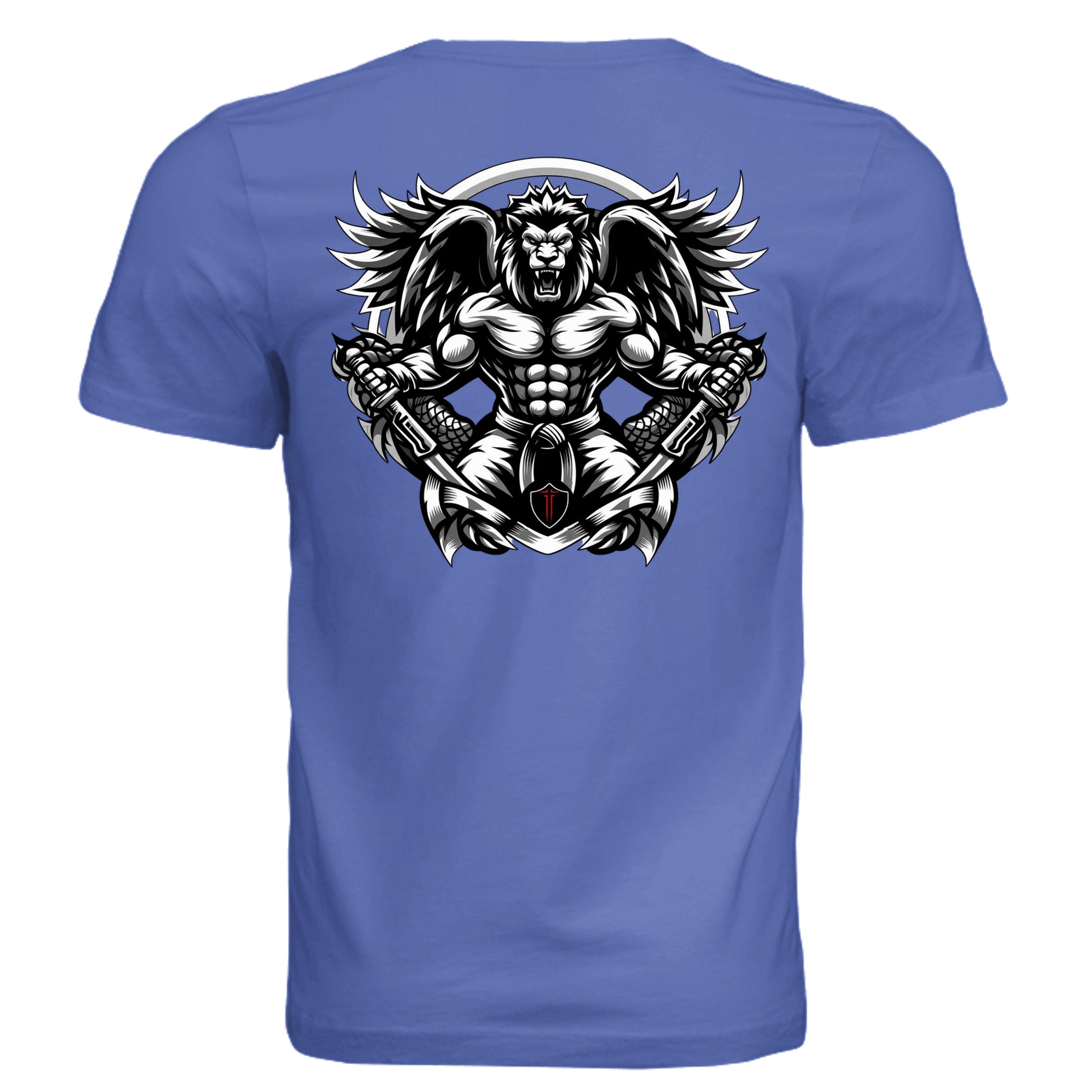 Solid True Royal Triblend - 3413C - BACK
